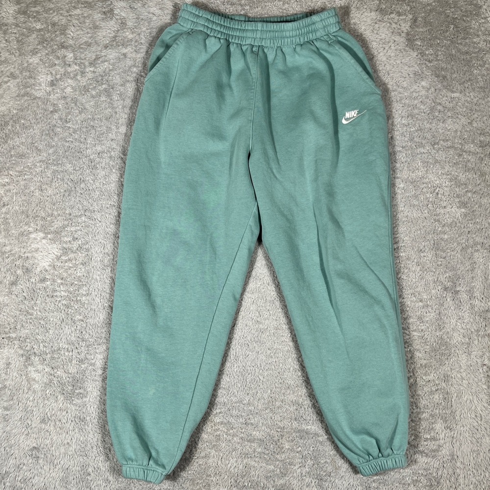 Nike Sportswear Essential Fleece Joggers Sage Green Teal XL 1766